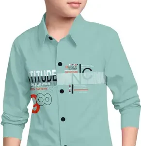 Boys Regular Fit Self Design