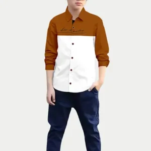 Boys Regular Fit Color Block